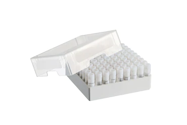 艾本德儲存盒 9 × 9, 可放置 81  個螺旋蓋（凍存）管， 1  –  2  mL，3  件，高 53  mm，2  英寸，聚丙烯材料，可耐受最低 -86  °C，可高溫高壓滅菌，帶蓋子并具有數(shù)