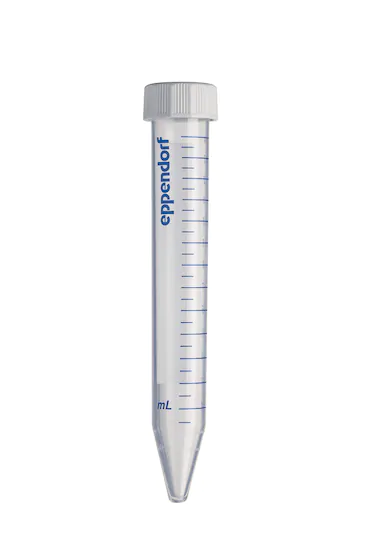 艾本德Eppendorf Conical Tubes, 15 mL, 無菌、無熱原, 無RNase和DNase, 無DNA, 無色, 500 個 (10 包 × 50 個)貨號 0030122151